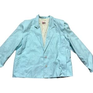 Vintage Chorus Line blue blazer, medium